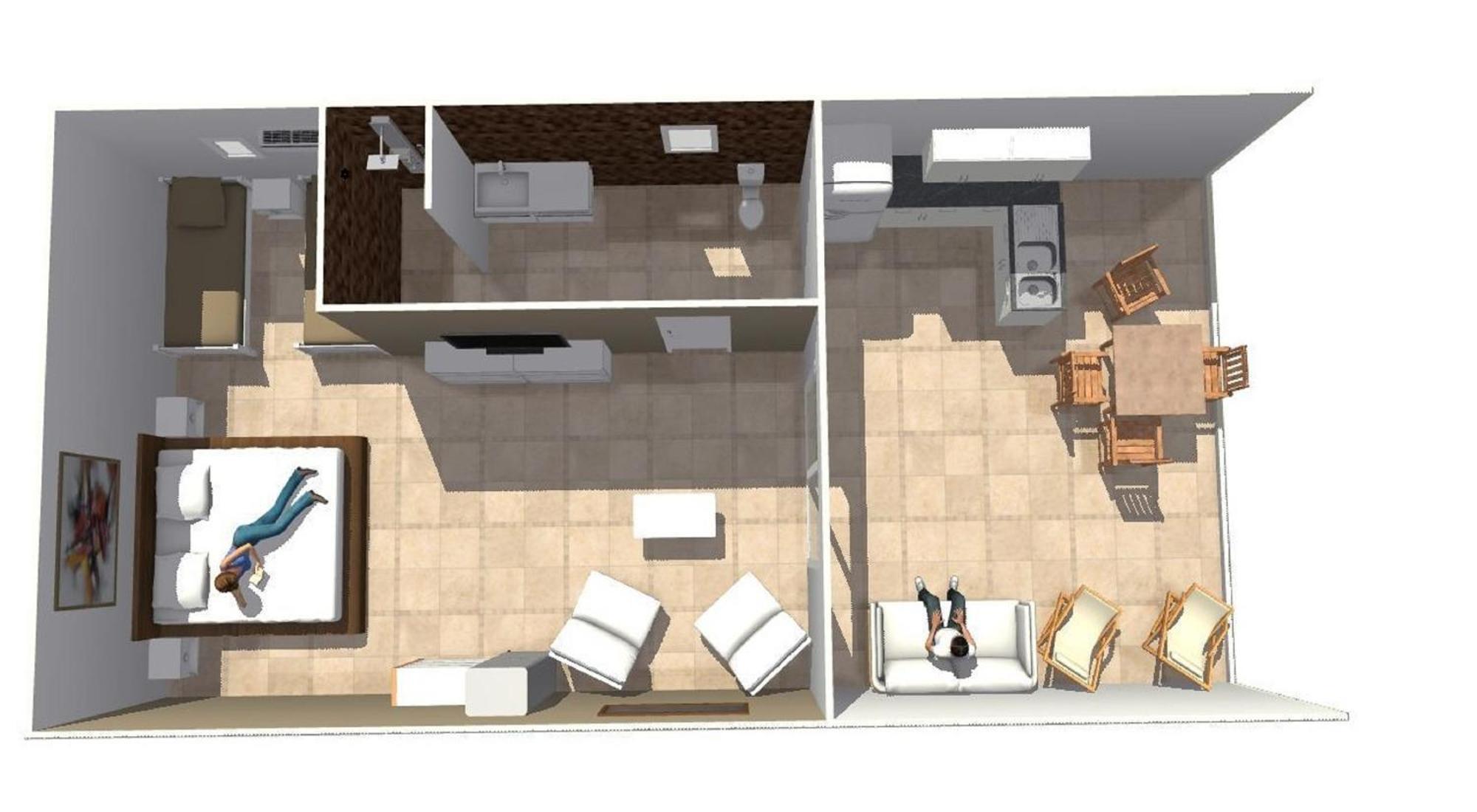 Studio Stmartin Cul de Sac Habitación foto